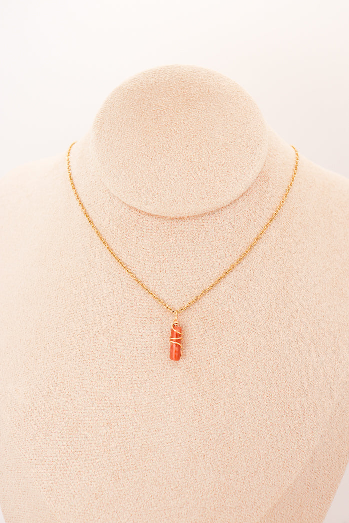 Pendant | Mini Jade Pillars “Plum Blossoms”-6