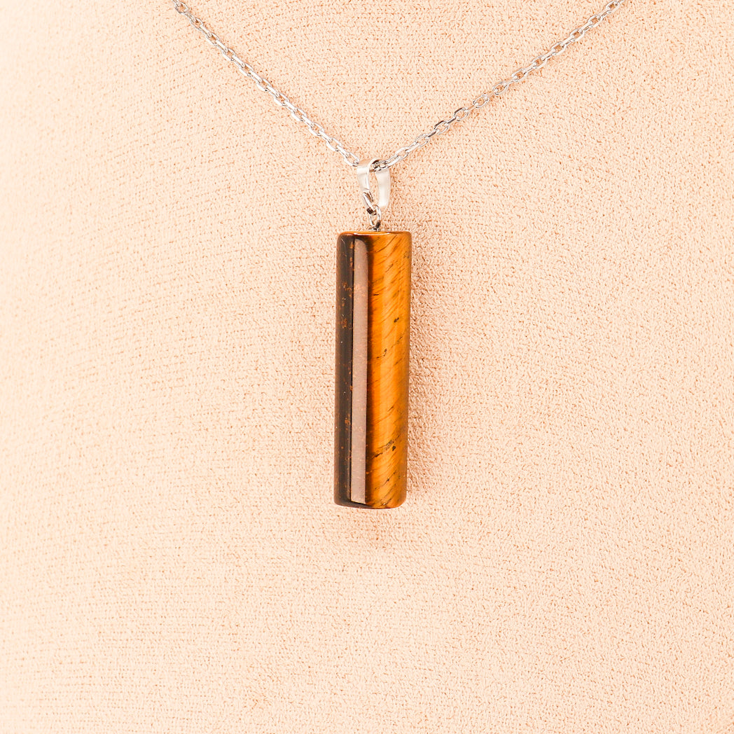 Pendant | Tiger's Eye Pillar-0
