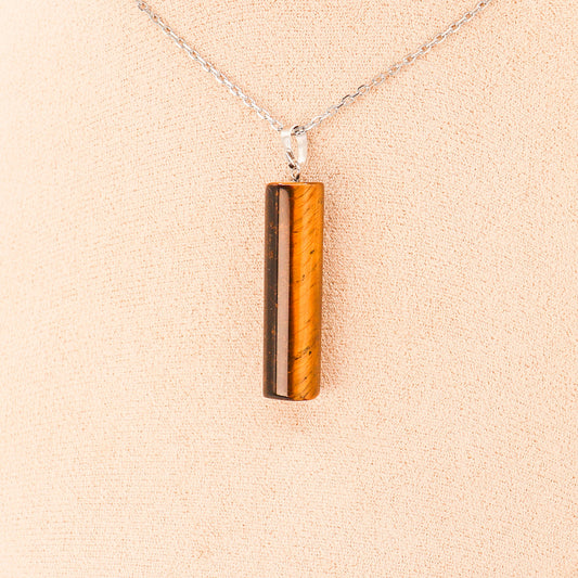 Pendant | Tiger's Eye Pillar-0