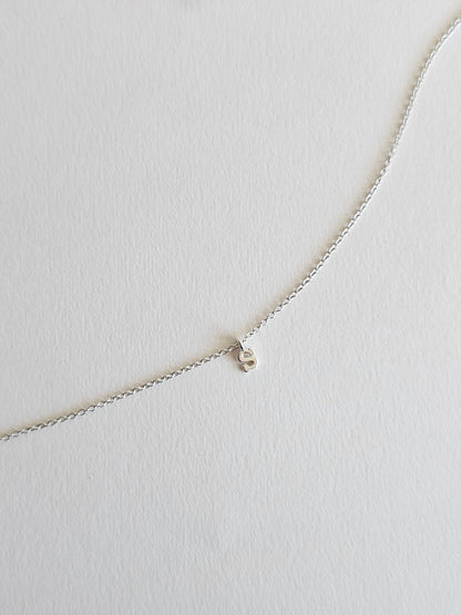 Collier Lettre d'Amour argent-0